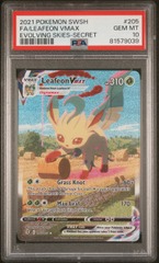 Leafeon VMAX - 205/203 - Secret Rare - PSA 10